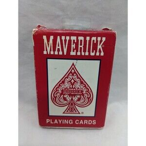 Red Maverick Poker Size Playing Cards Hoyle Products